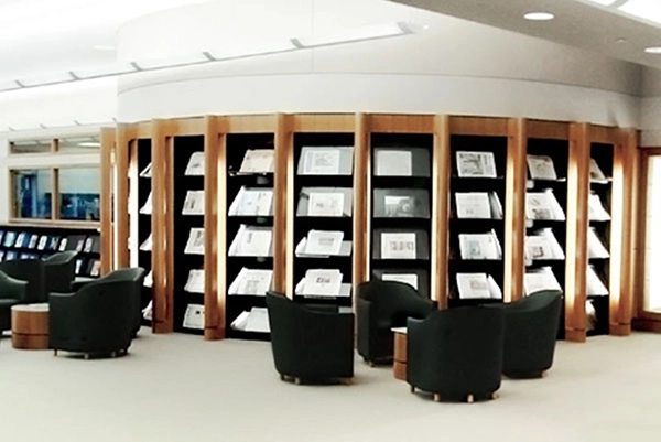 مشروع تصميم مكتبة عامة