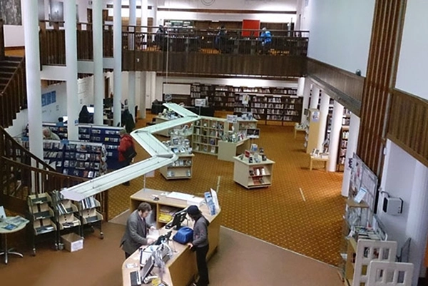 مشروع تصميم مكتبة عامة