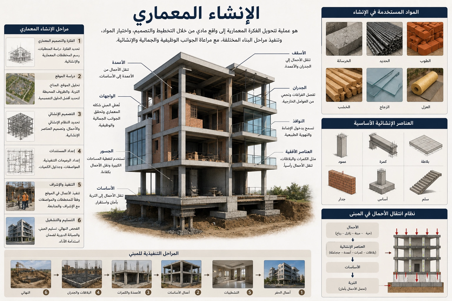 الإنشاء المعماري