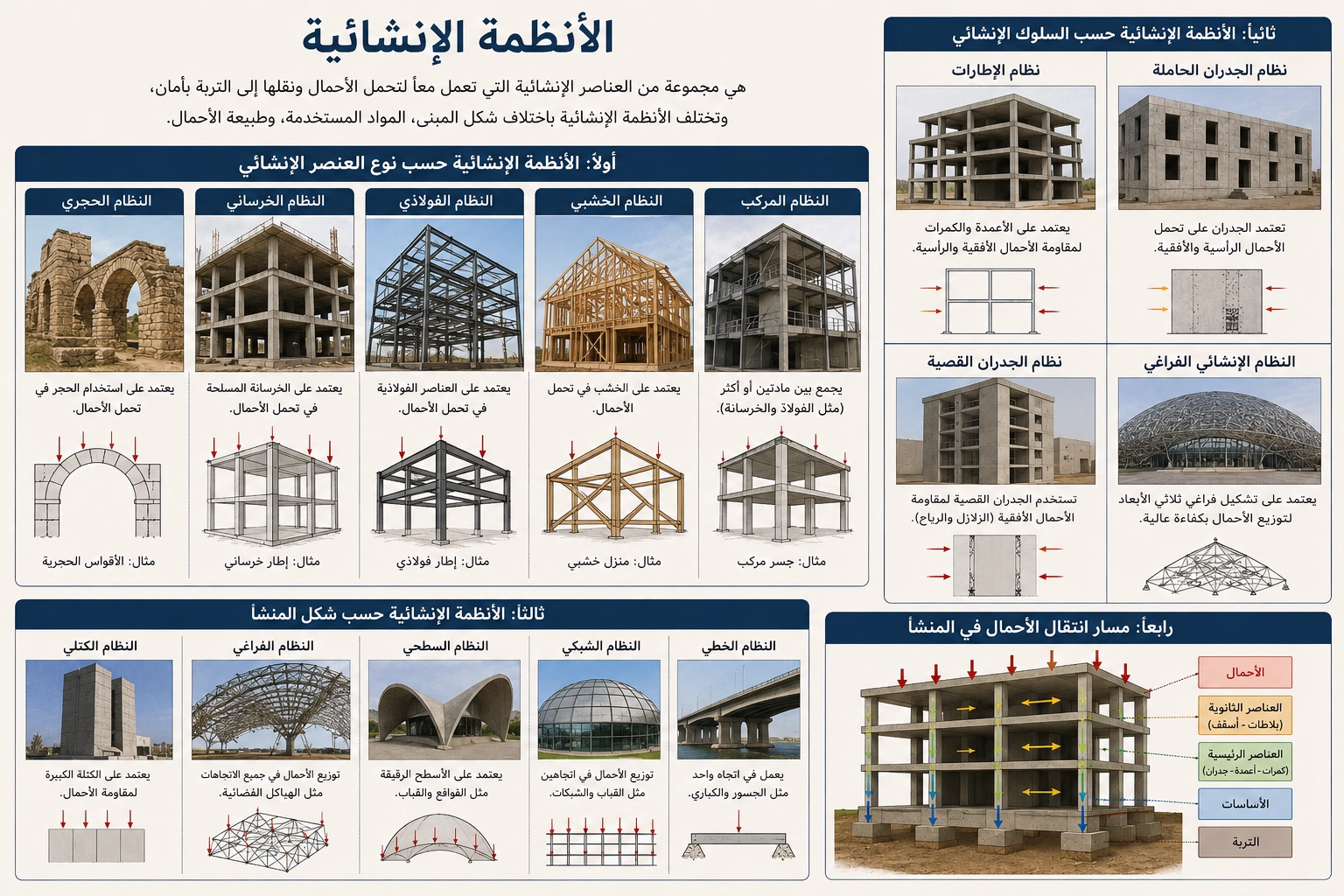الأنظمة الإنشائية