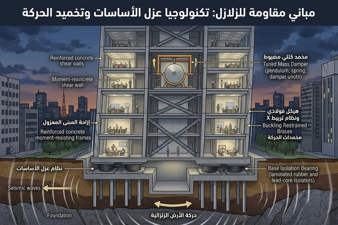 المباني المقاومة للزلزال