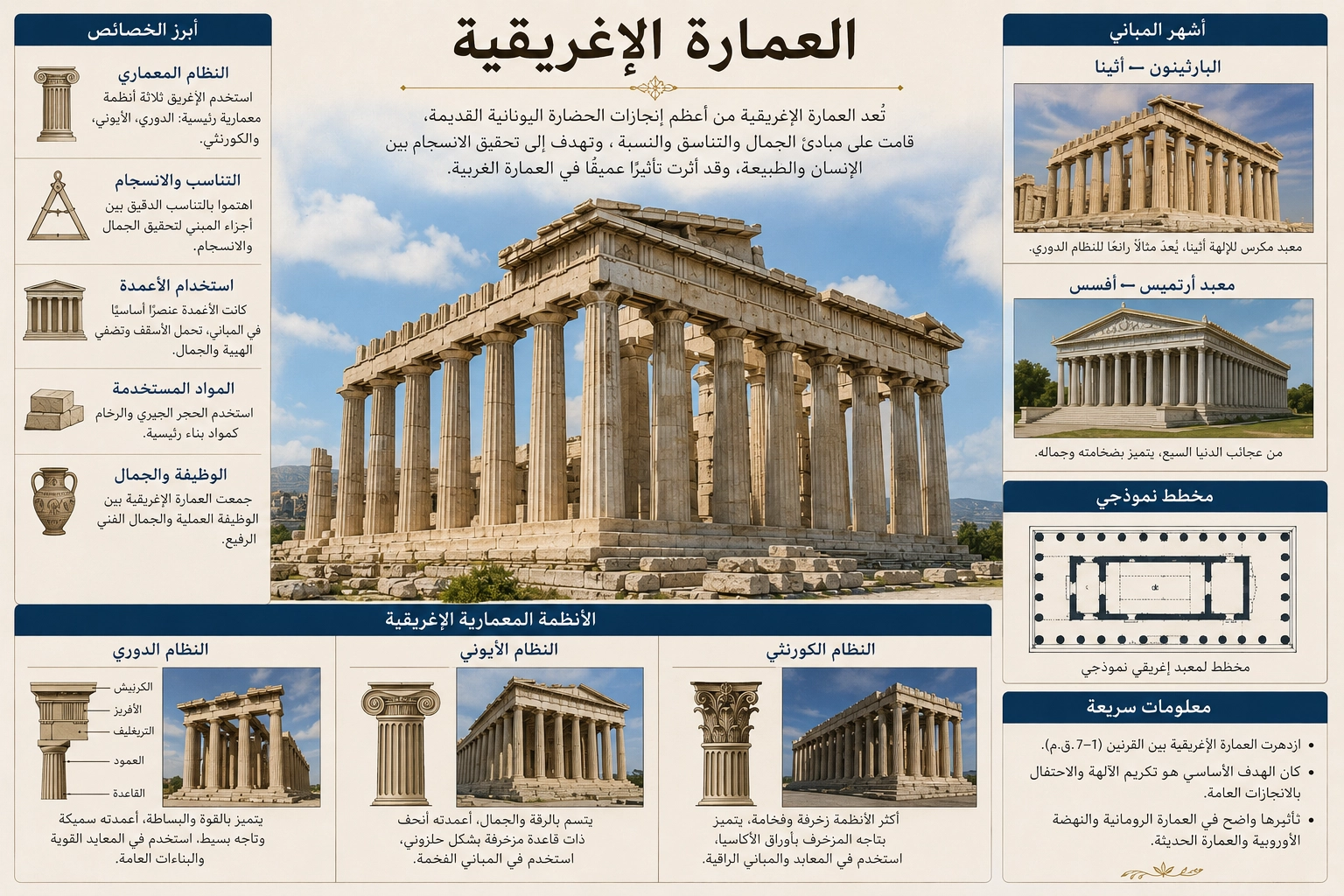 العمارة الاغريقية