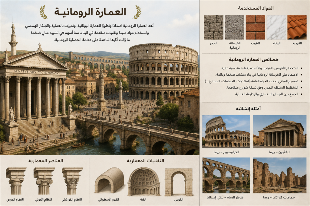 العمارة الرومانية