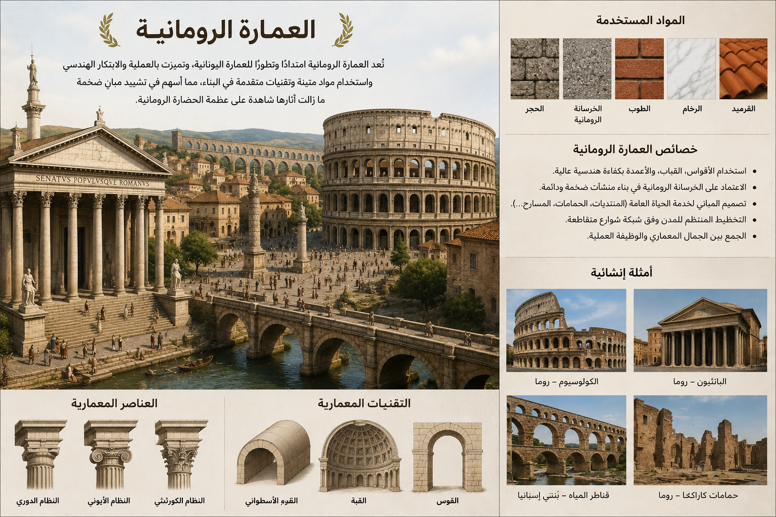 العمارة الرومانية