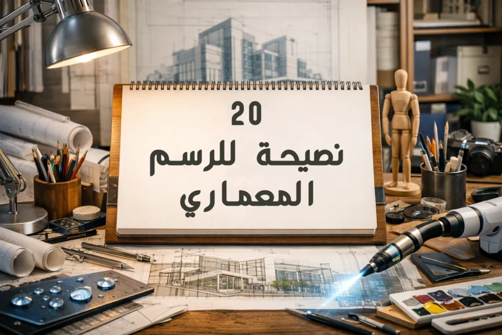 20 نصيحة للرسم المعماري