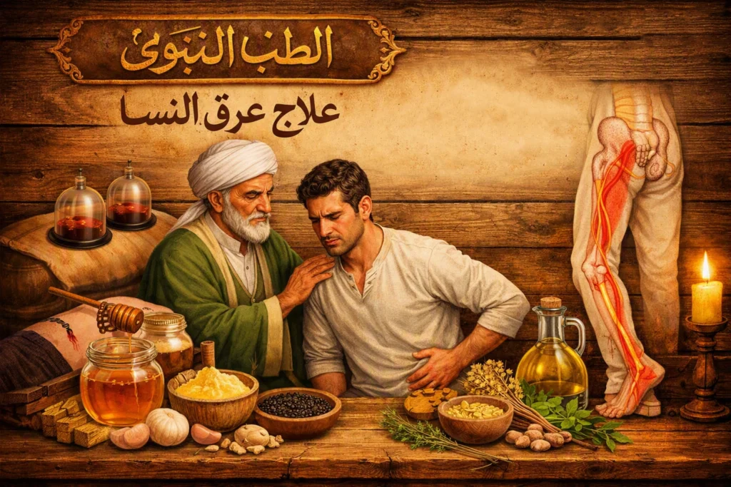 الطب النبوي علاج عِرْق النَّسَا
