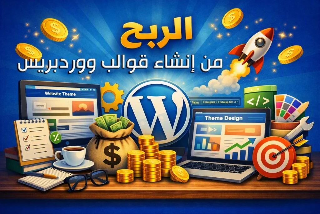 الربح من إنشاء قوالب ورد برس