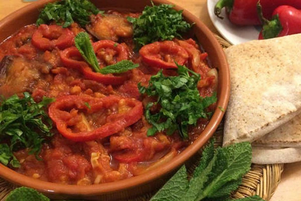 طريقة عمل مكمور الباذنجان